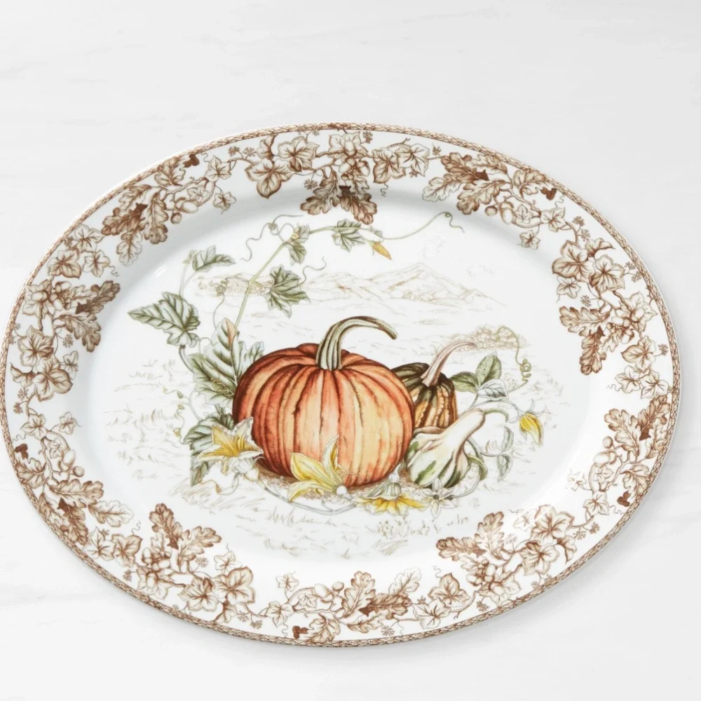 Plymouth Pumpkin Platter 15 3/4
